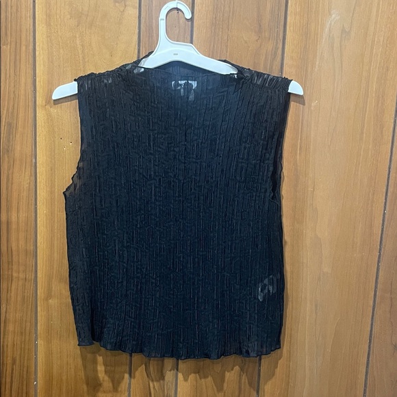 DKNY Textured Black Tank Top - Picture 1 of 4
